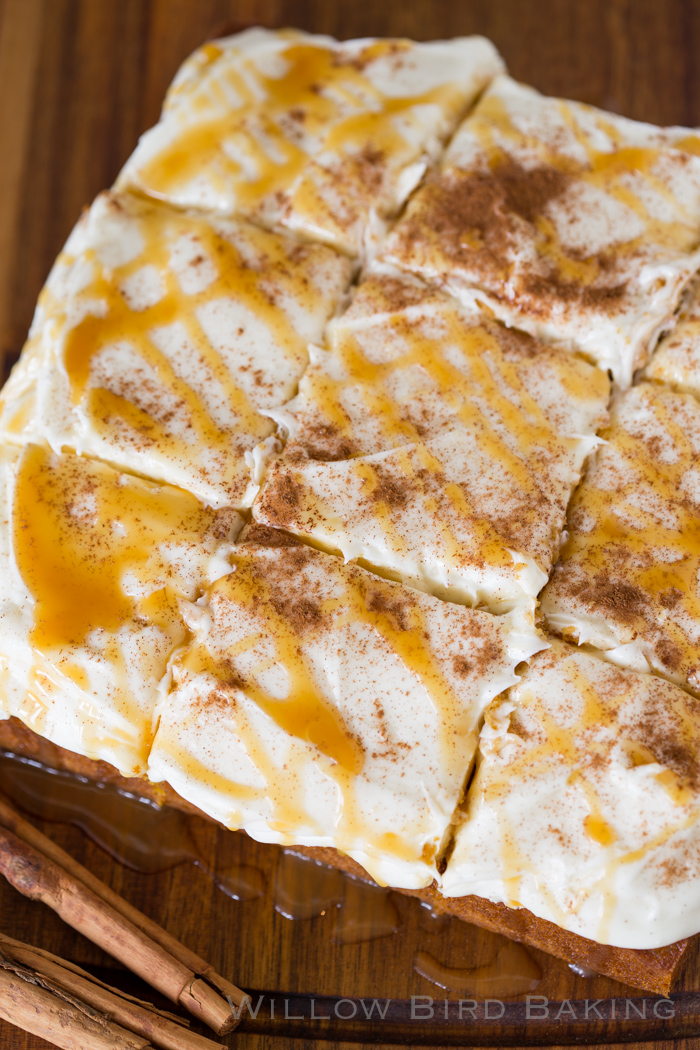 Pumpkin Spice Latte Snack Cake