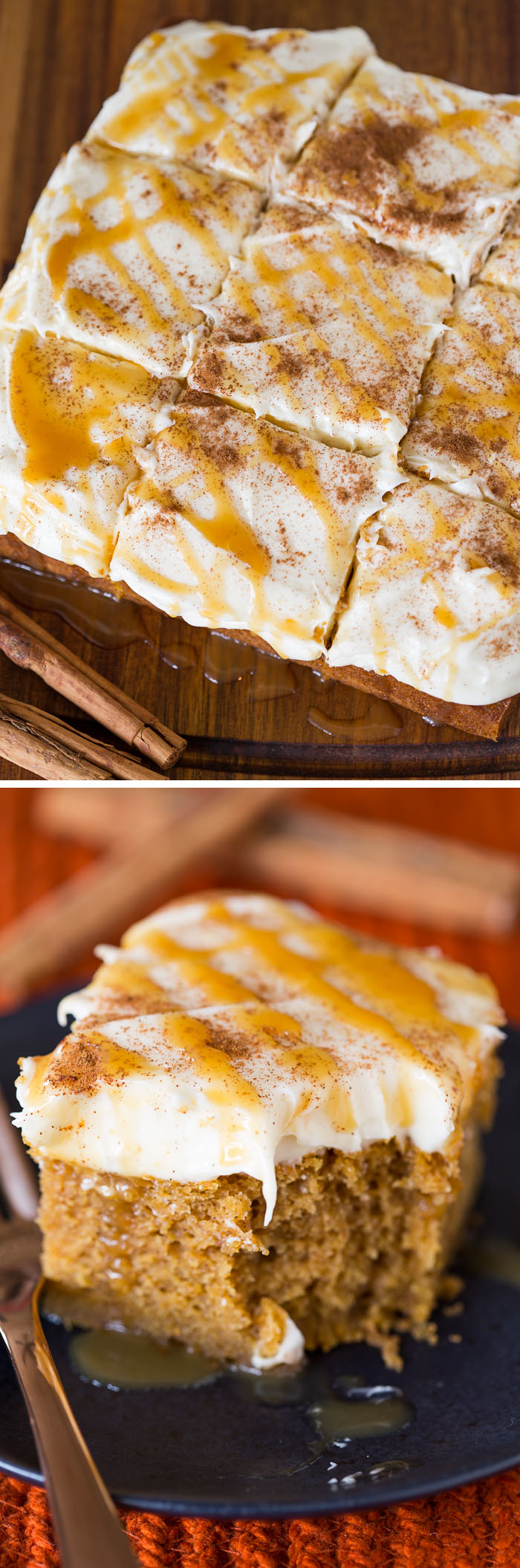 Pumpkin Spice Latte Snack Cake