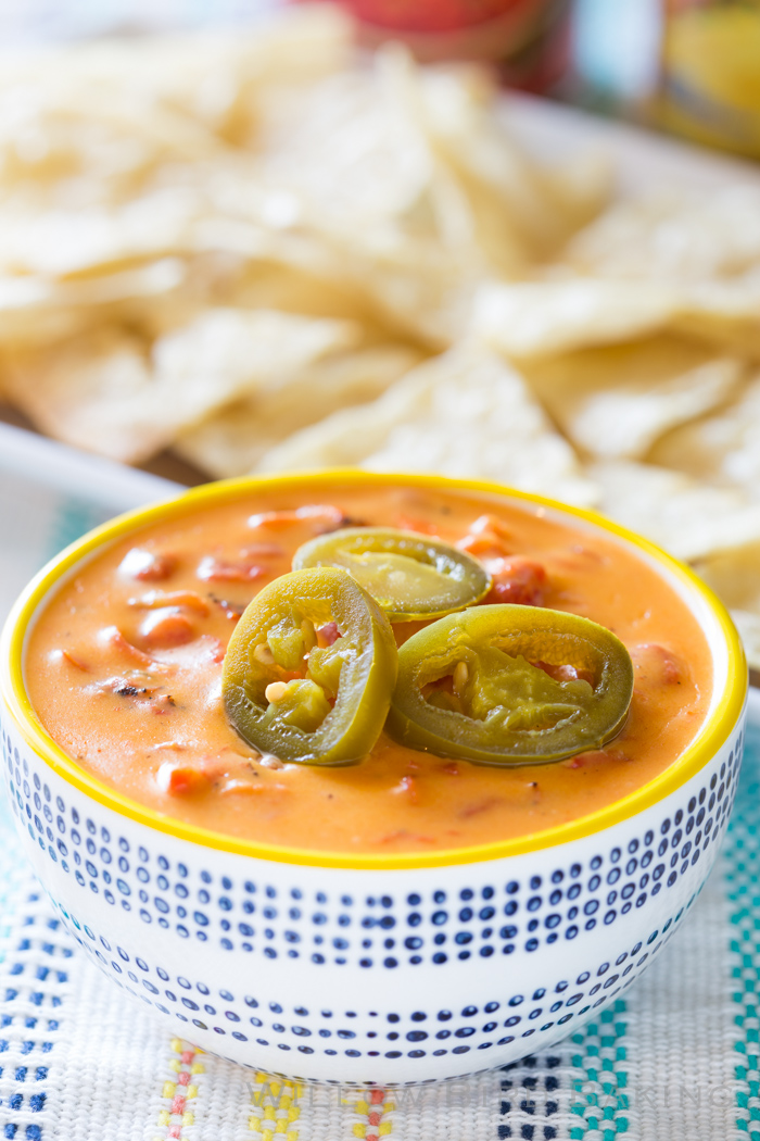 Homemade Chips and Queso