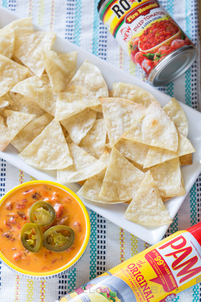 Homemade Chips and Queso