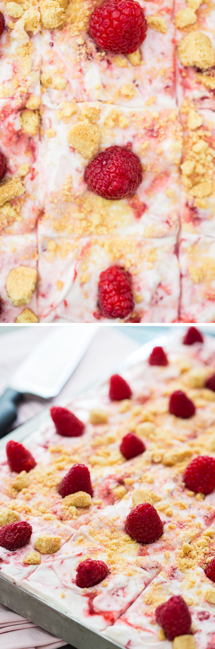 Raspberry Fool Sheet Cake