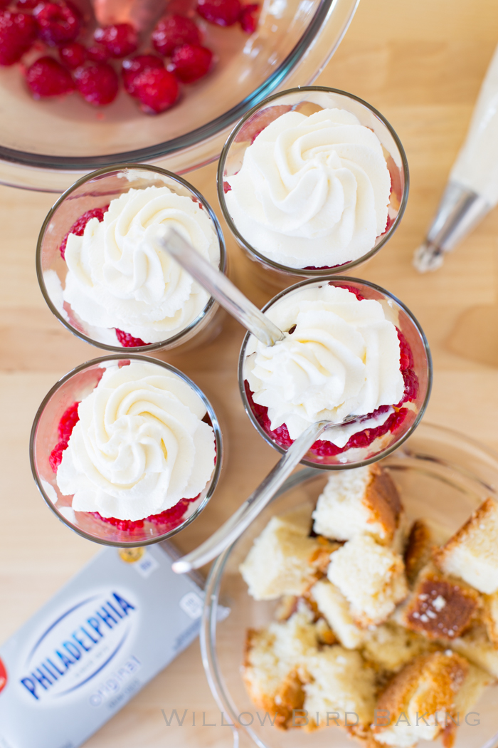 Easy Raspberry Cheesecake Double-Date Parfaits