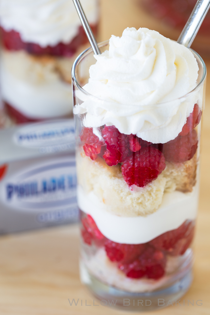 Easy Raspberry Cheesecake Double-Date Parfaits