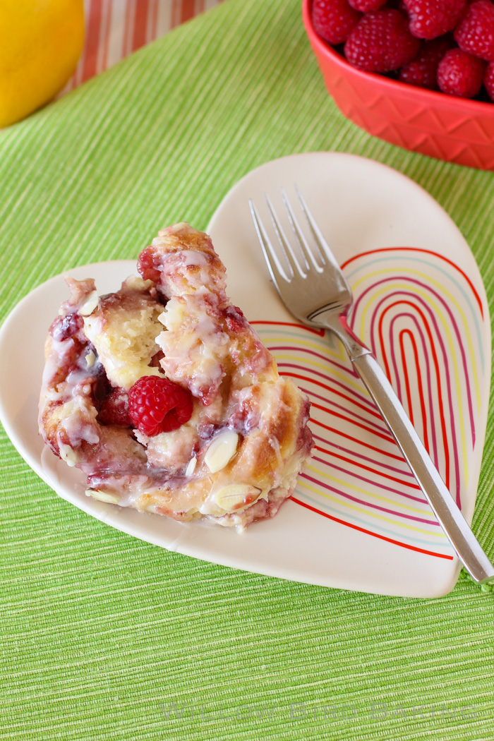 Raspberry Cheesecake Morning Buns
