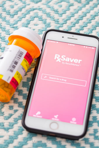 RxSaver App that helps you find discounts on prescriptions near you