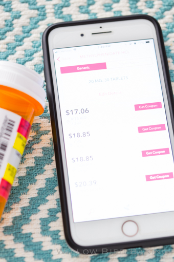 RxSaver App that helps you find discounts on prescriptions near you