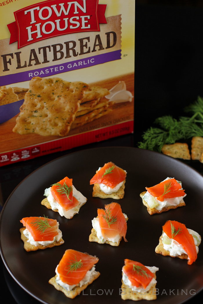 Salmon Tzatziki Canapés