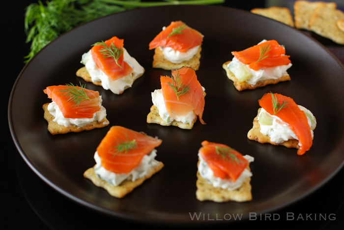 Salmon Tzatziki Canapés