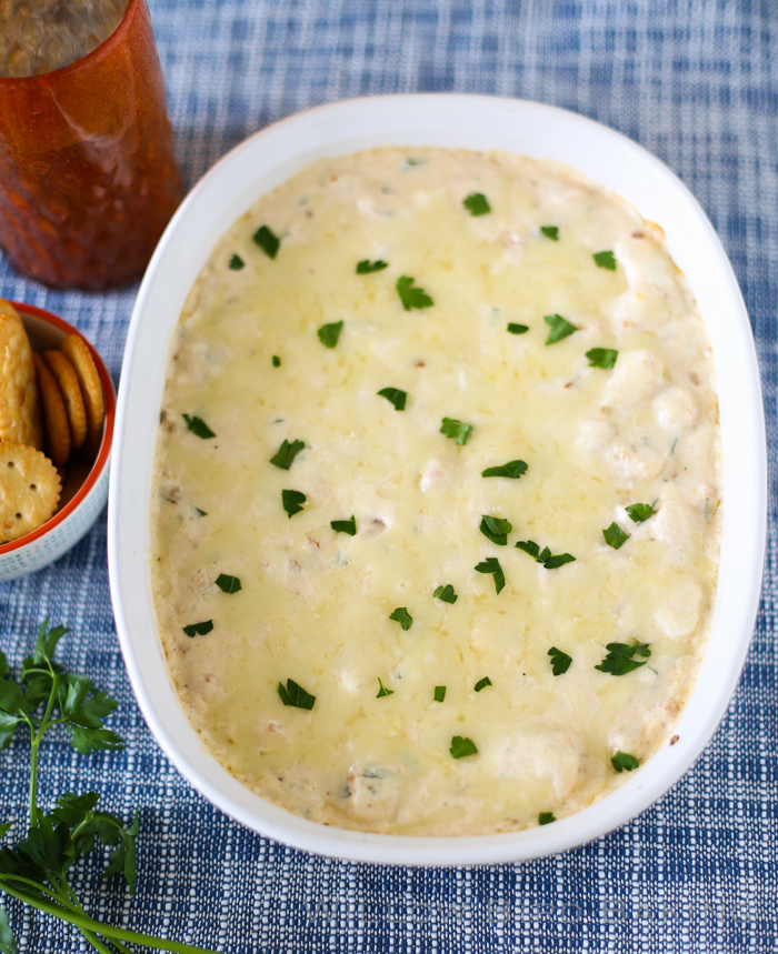 Hot Cheesy Shrimp Dip