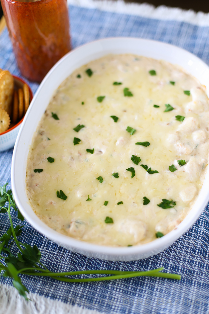 Hot Cheesy Shrimp Dip