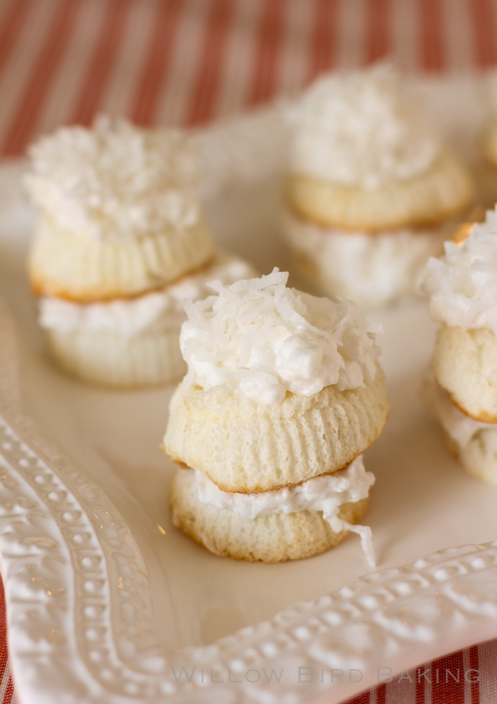 Skinny Mini Coconut Cakes (only 120 calories each!)