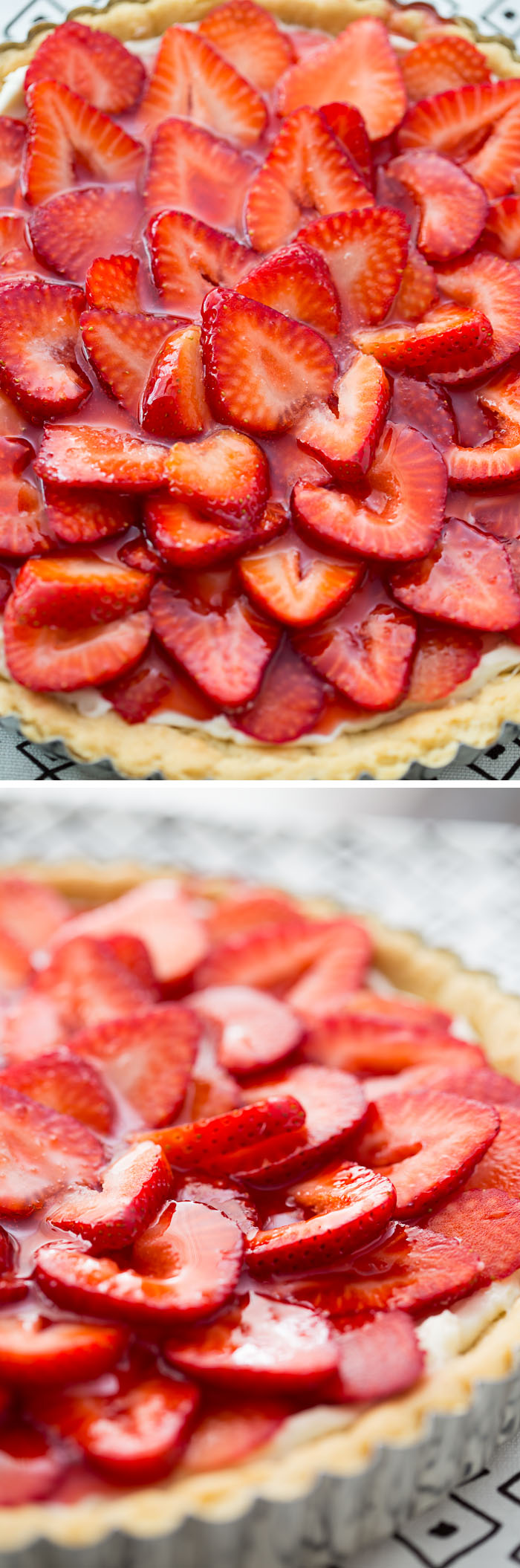 Easy Strawberry Cheesecake Tart