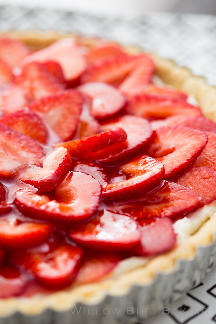 Easy Strawberry Cheesecake Tart