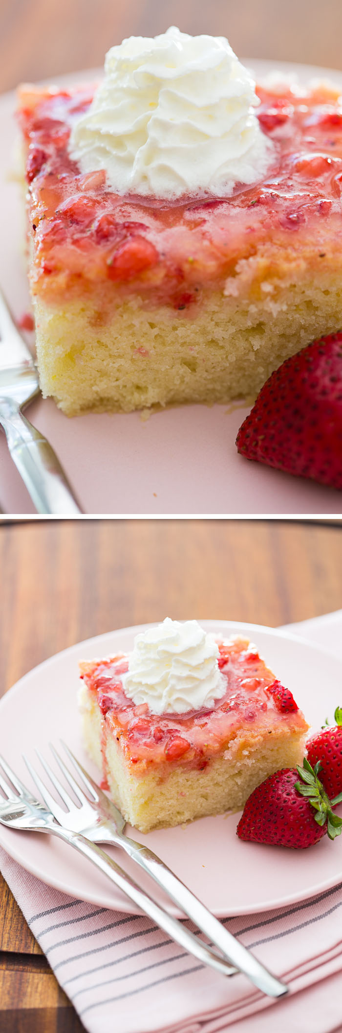 Strawberry Snack Cake