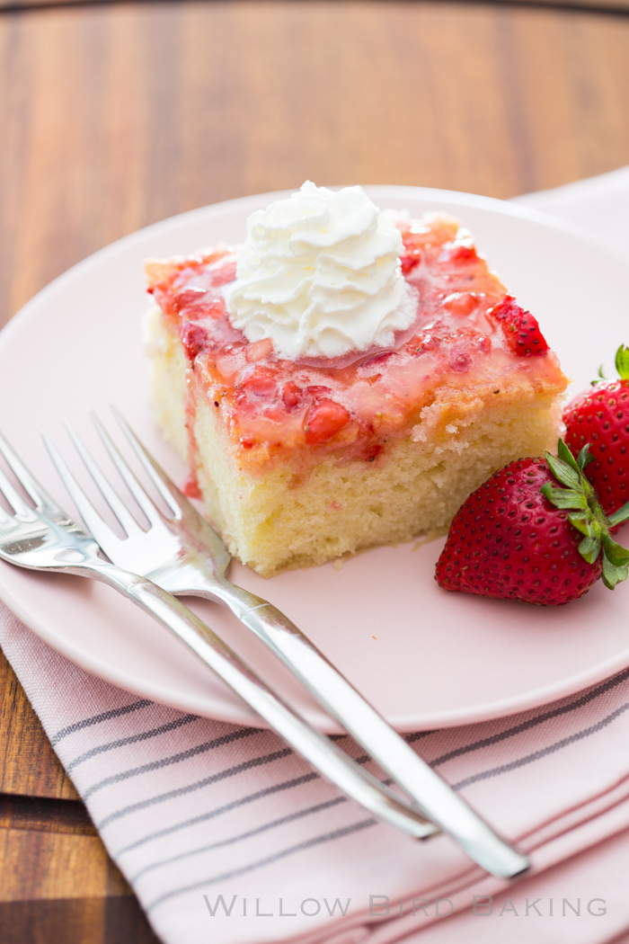 Strawberry Snack Cake