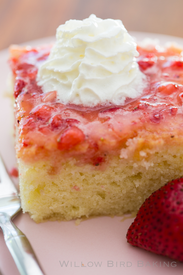 Strawberry Snack Cake