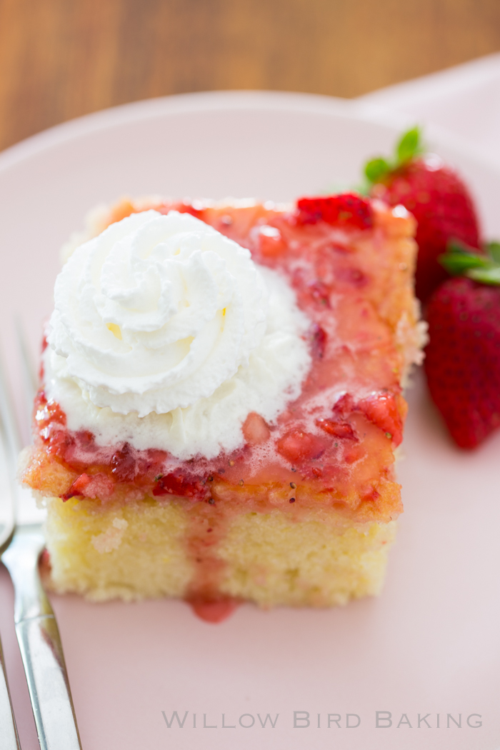 Strawberry Snack Cake