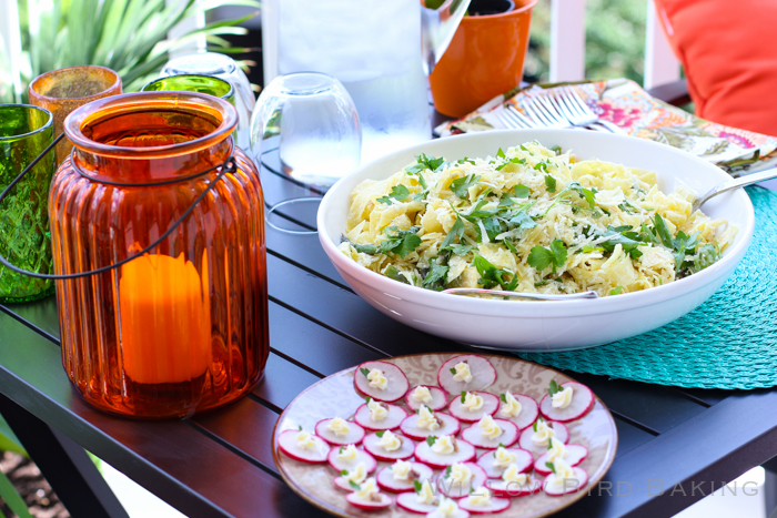 Fresh Summer Pasta with Plugra Ricotta Sauce - Willow Bird Baking