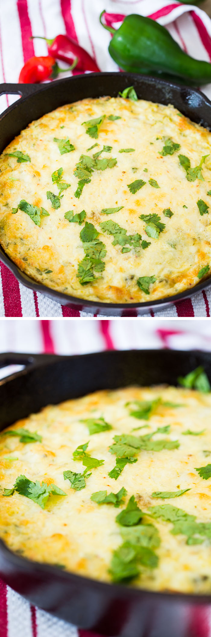 Green Chile Corn Pudding