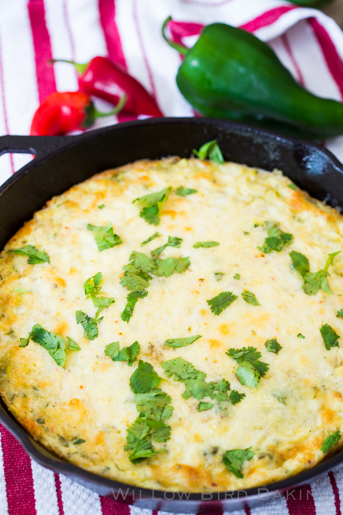 Green Chile Corn Pudding