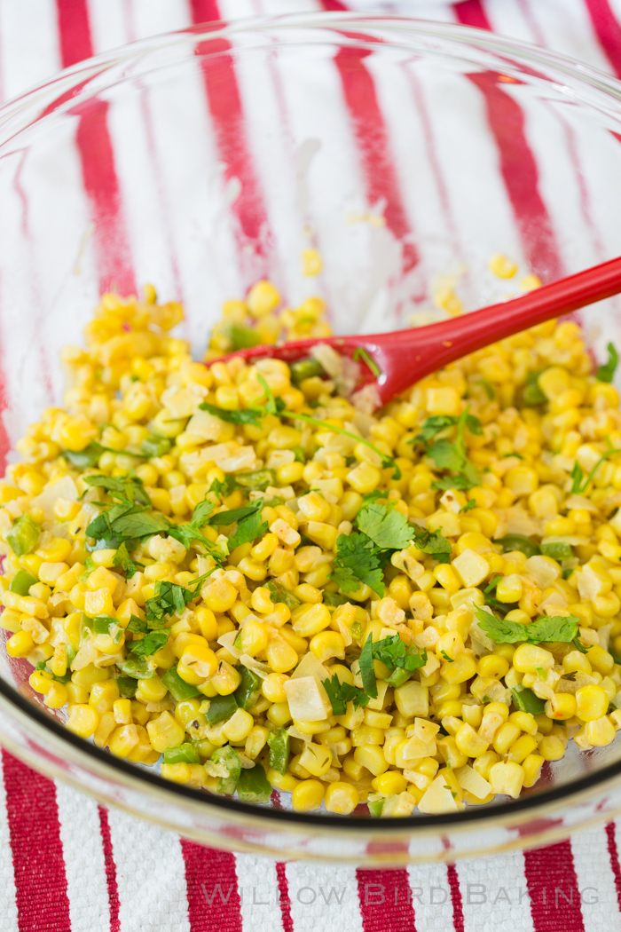 corn maque choux (+ notes on being where you are)