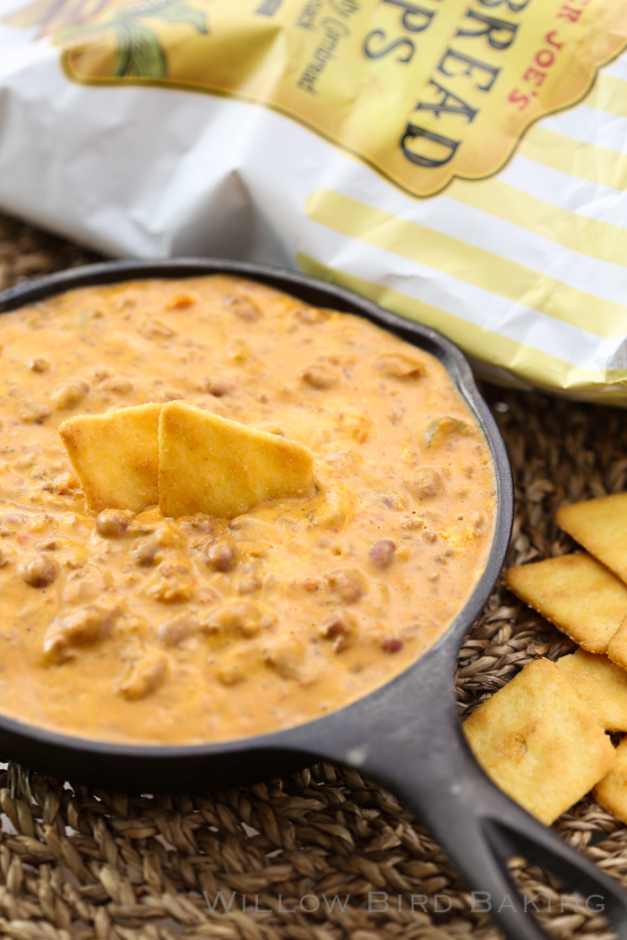 trader joe’s recipe: 2-ingredient chili cheese dip