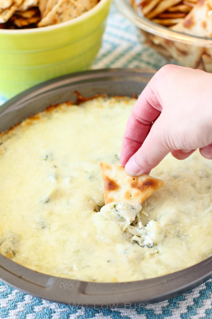 Lemon Blueberry Shortbread Cheesecake Dip