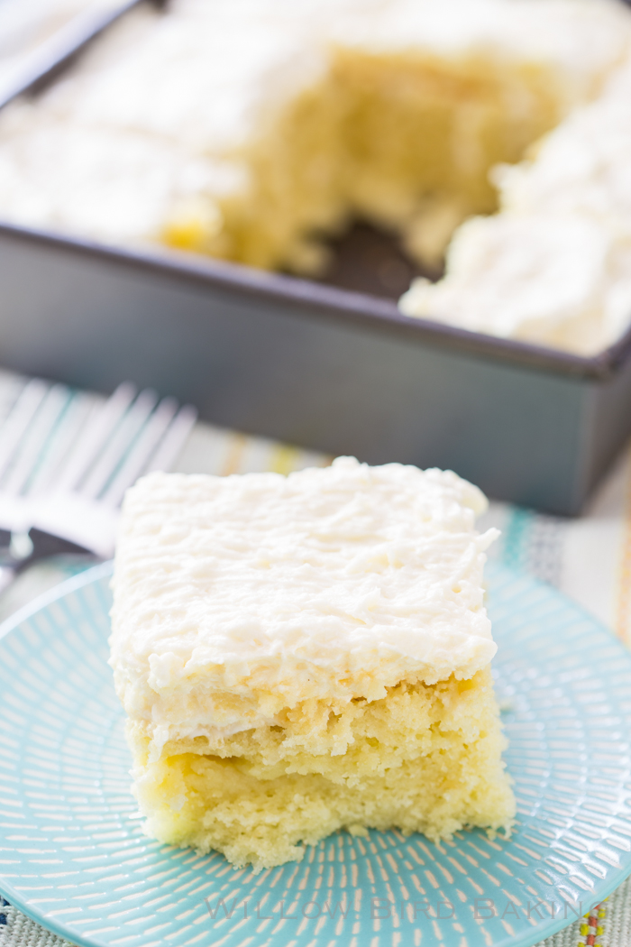 Coconut Cake with Whipped Frosting