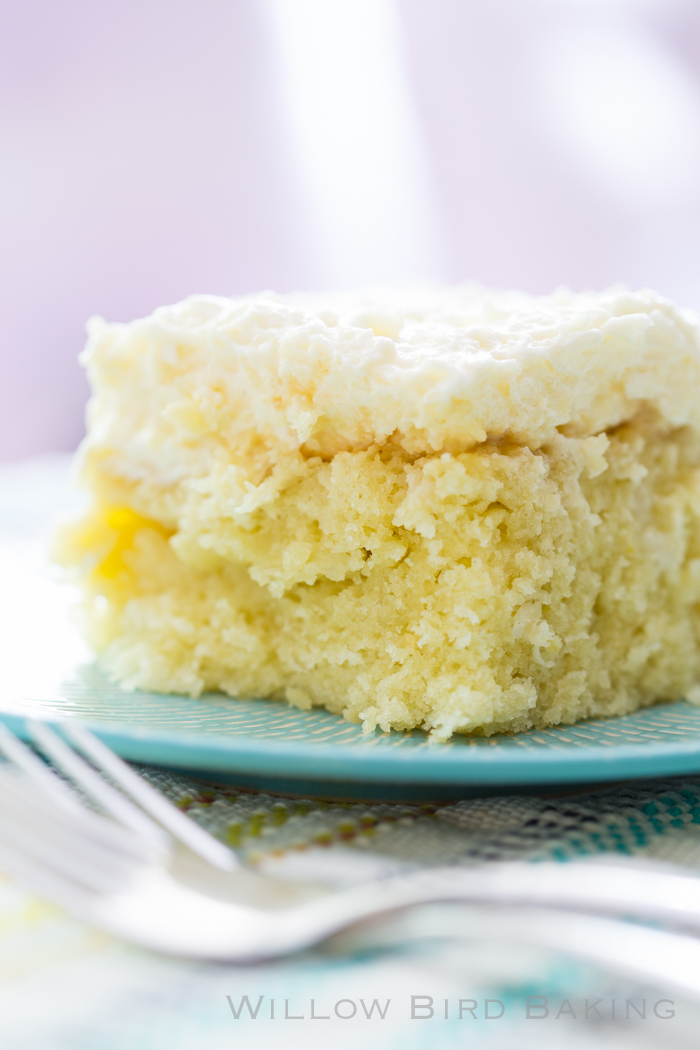 Coconut Cake with Whipped Frosting (and My First Trip to Disneyland!)