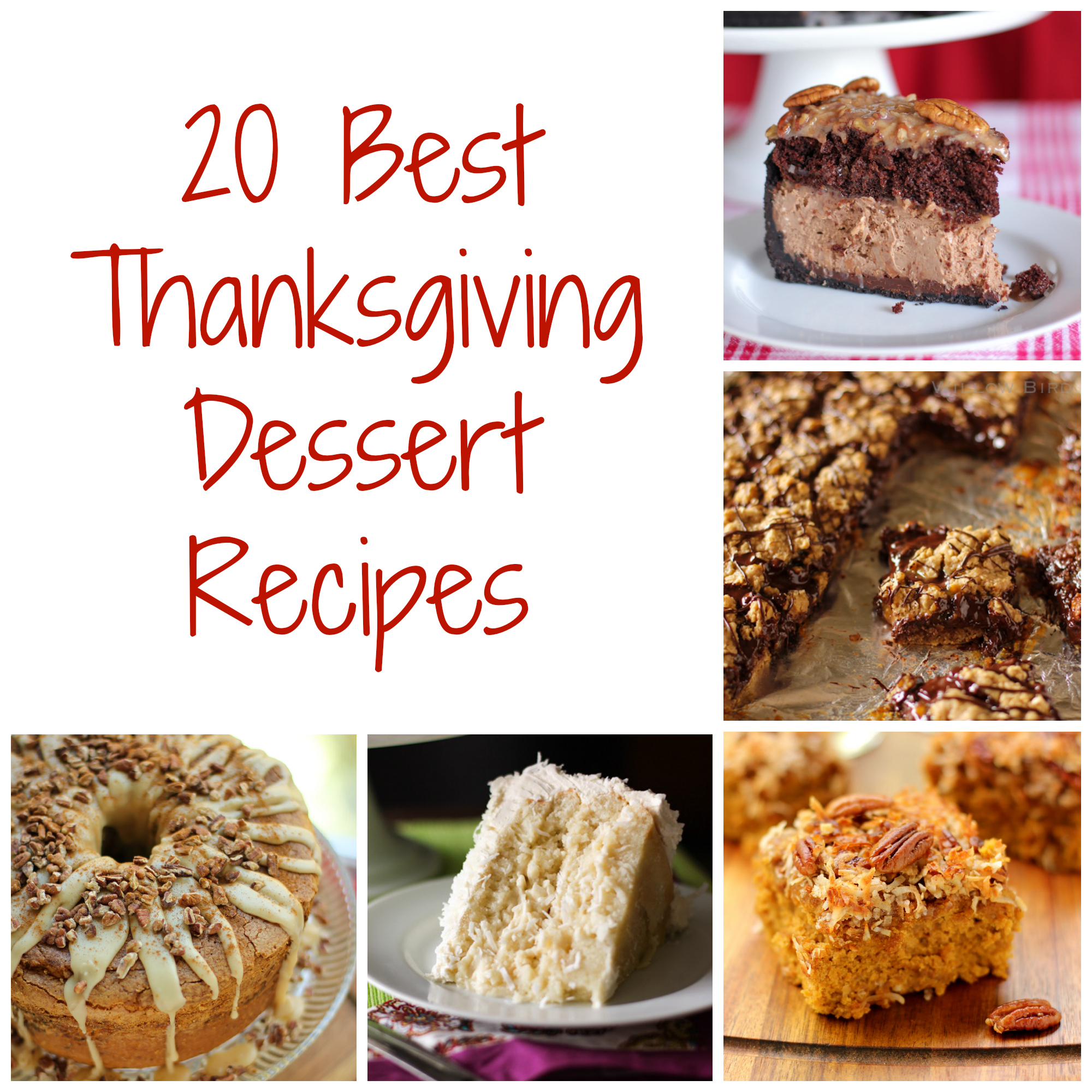 Thanksgiving Dessert Recipes - Willow Bird Baking